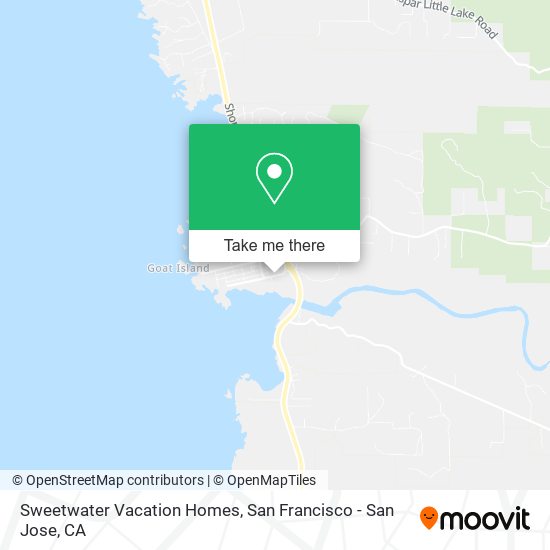 Sweetwater Vacation Homes map