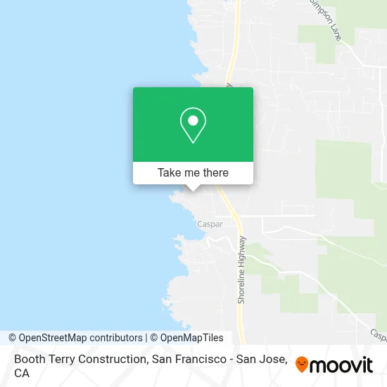 Booth Terry Construction map