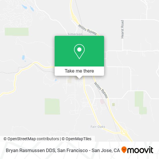 Bryan Rasmussen DDS map