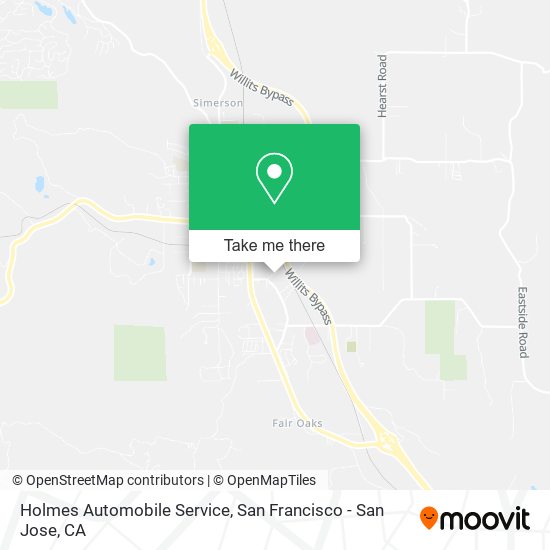 Mapa de Holmes Automobile Service
