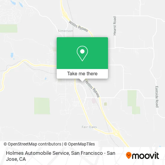 Holmes Automobile Service map