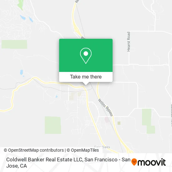 Mapa de Coldwell Banker Real Estate LLC