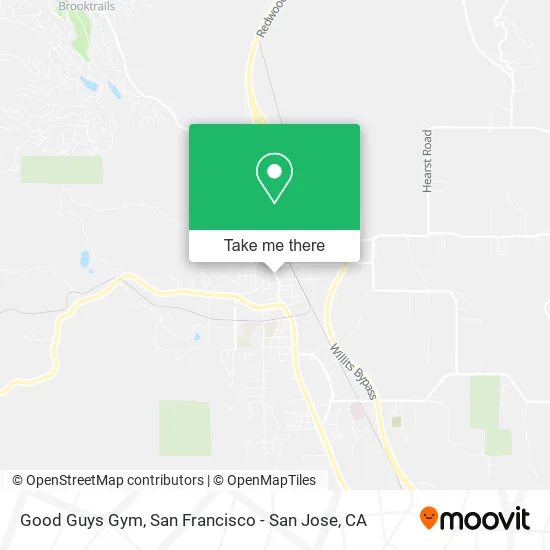 Good Guys Gym map