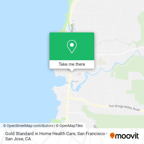 Gold Standard in Home Health Care map
