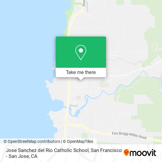 Jose Sanchez del Rio Catholic School map