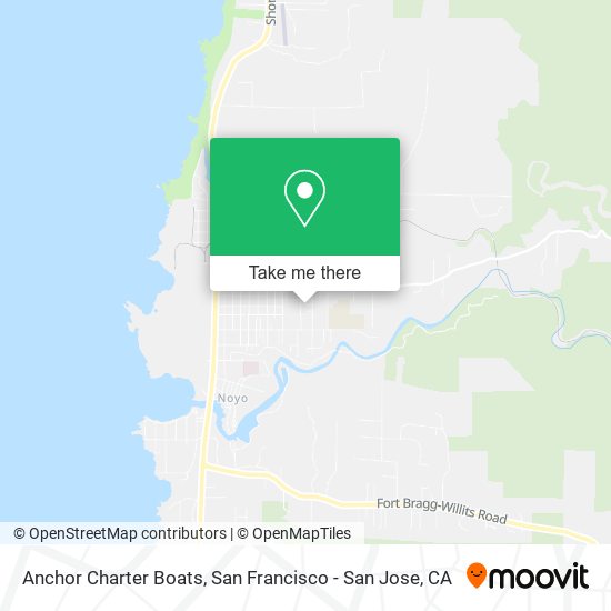 Anchor Charter Boats map