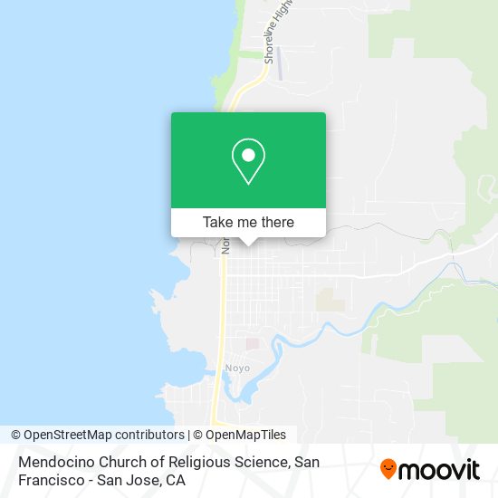 Mapa de Mendocino Church of Religious Science
