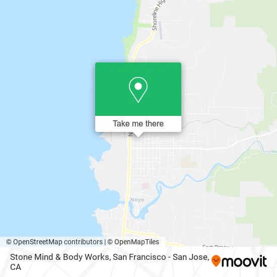 Stone Mind & Body Works map