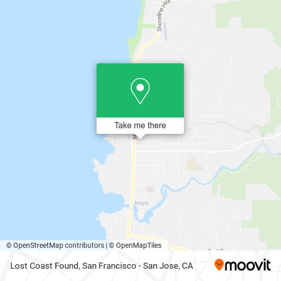 Mapa de Lost Coast Found
