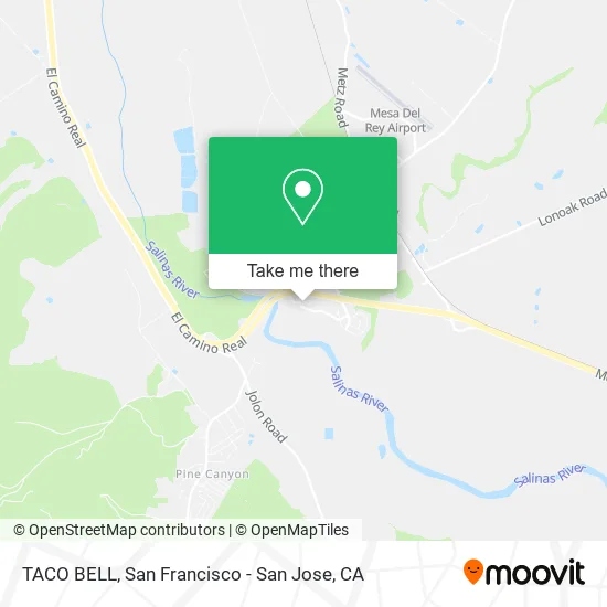TACO BELL map