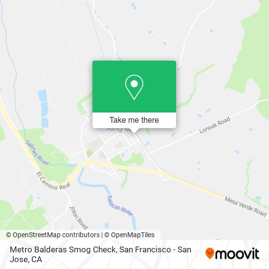 Mapa de Metro Balderas Smog Check
