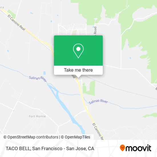 TACO BELL map