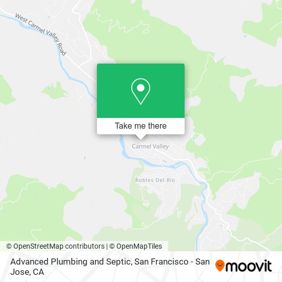Advanced Plumbing and Septic map