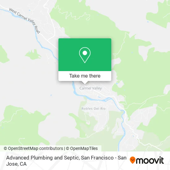 Advanced Plumbing and Septic map