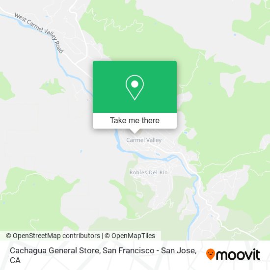 Mapa de Cachagua General Store