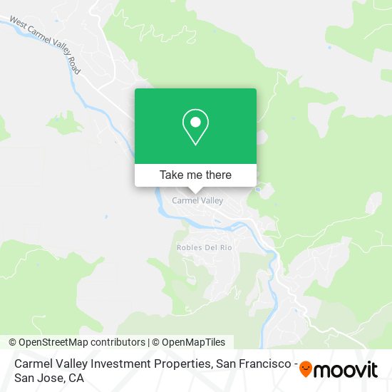 Mapa de Carmel Valley Investment Properties