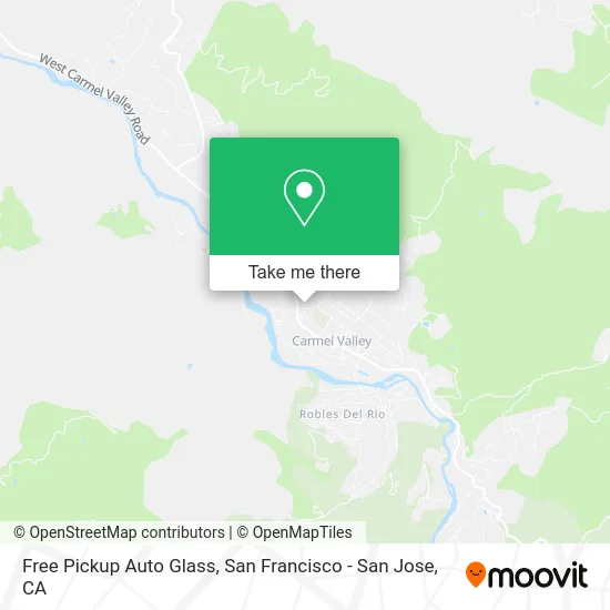 Free Pickup Auto Glass map