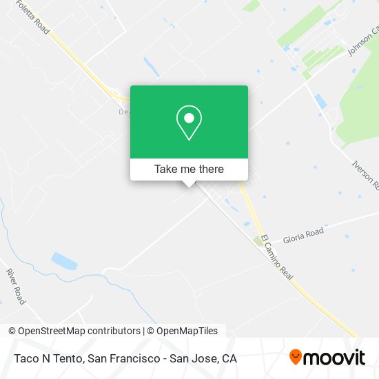 Mapa de Taco N Tento