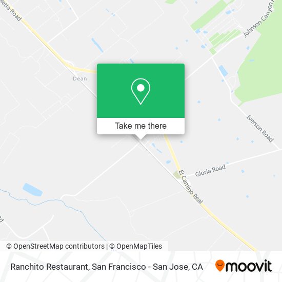 Mapa de Ranchito Restaurant
