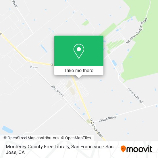 Monterey County Free Library map