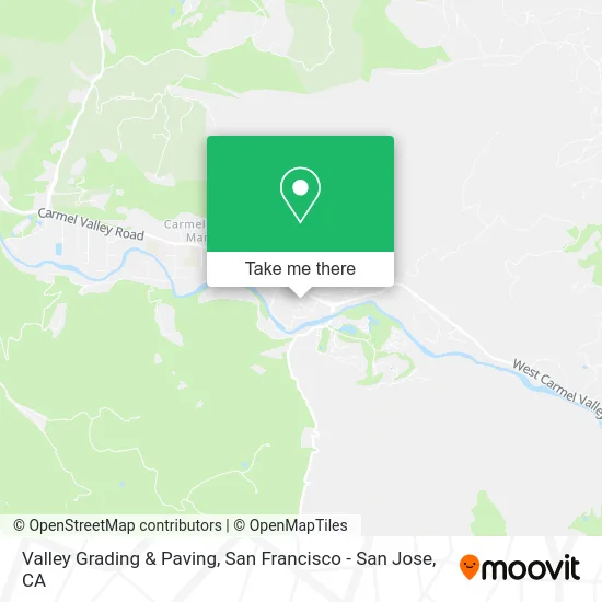 Valley Grading & Paving map
