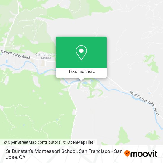 St Dunstan's Montessori School map