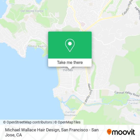 Michael Wallace Hair Design map