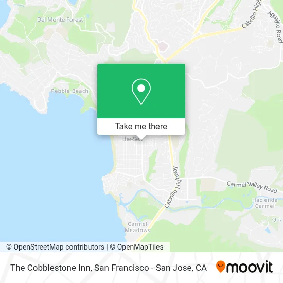 The Cobblestone Inn map