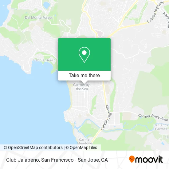 Club Jalapeno map