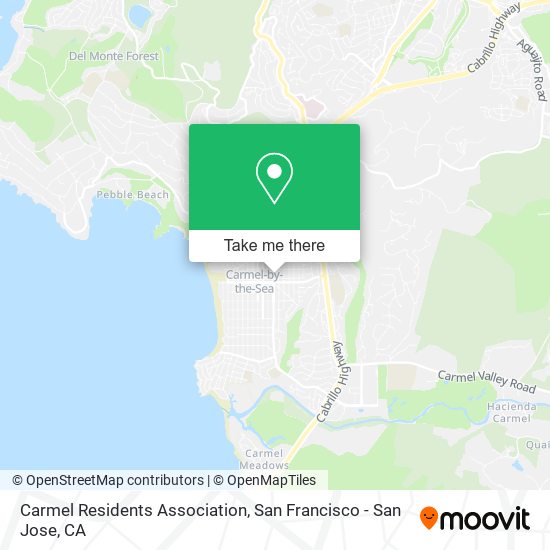 Carmel Residents Association map