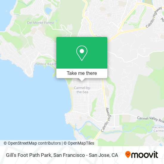 Mapa de Gill's Foot Path Park