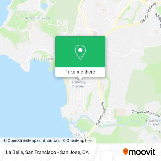 La Belle map