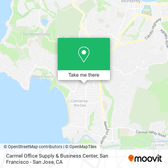 Mapa de Carmel Office Supply & Business Center