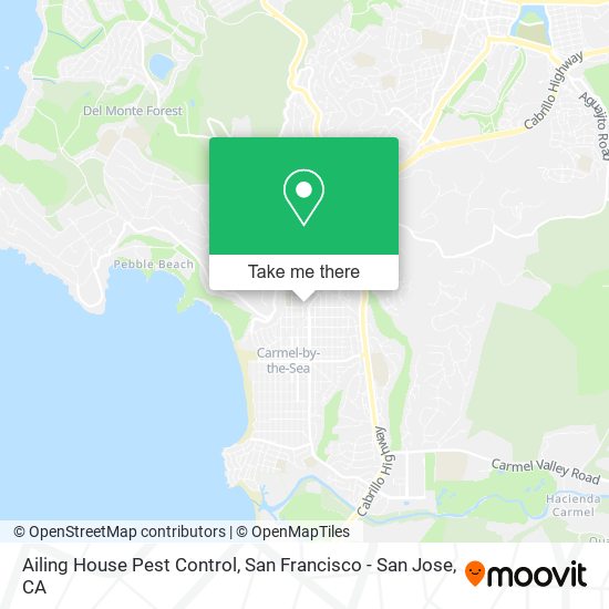 Mapa de Ailing House Pest Control