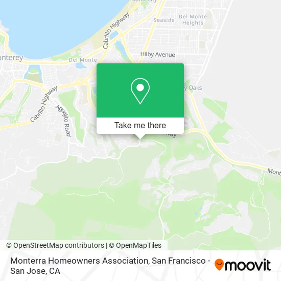 Monterra Homeowners Association map