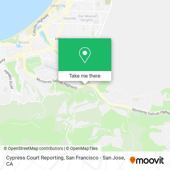 Cypress Court Reporting map