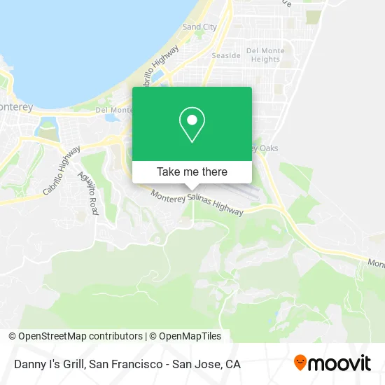 Mapa de Danny I's Grill