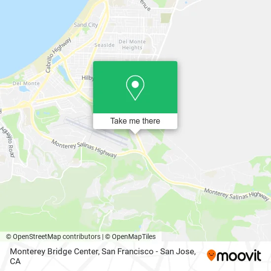 Mapa de Monterey Bridge Center