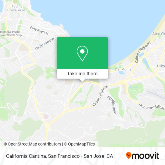 California Cantina map
