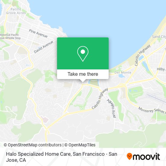 Halo Specialized Home Care map