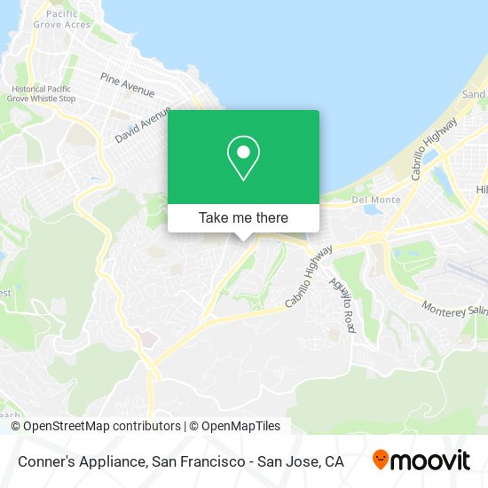 Conner's Appliance map