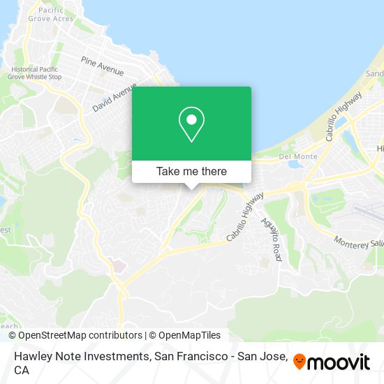 Mapa de Hawley Note Investments