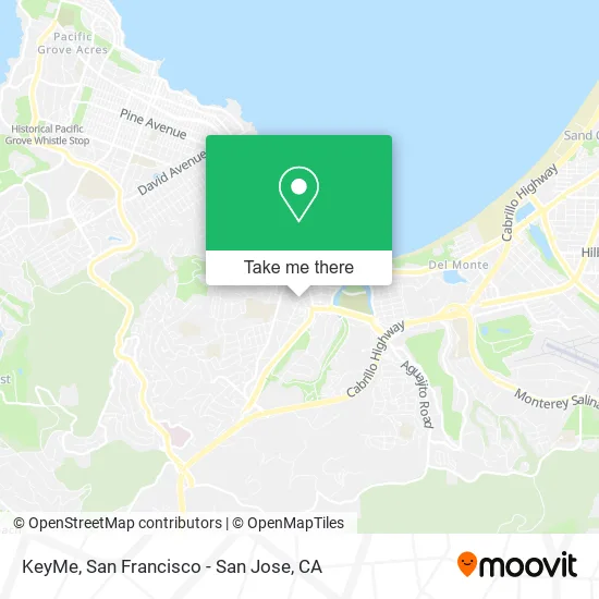 Mapa de KeyMe