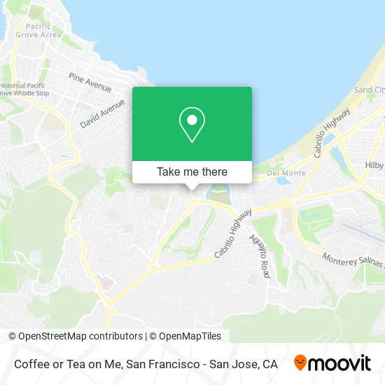 Mapa de Coffee or Tea on Me