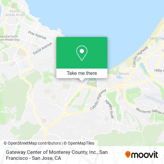 Mapa de Gateway Center of Monterey County, Inc.
