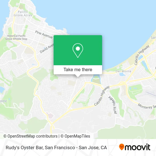 Rudy's Oyster Bar map