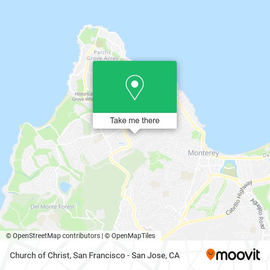 Church of Christ map