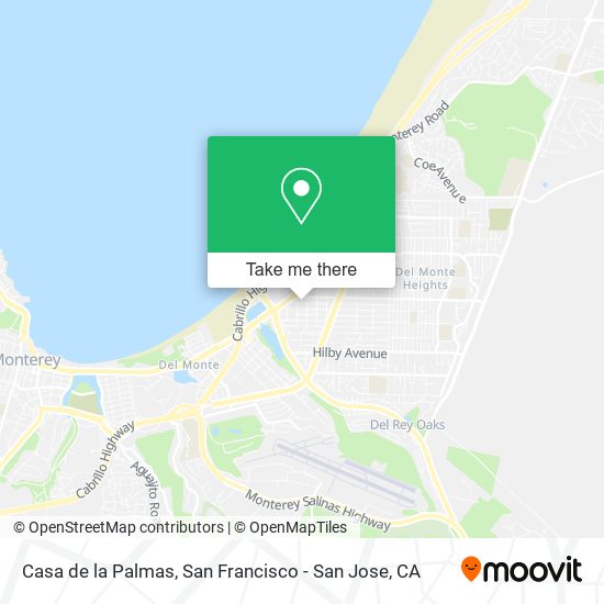 Casa de la Palmas map
