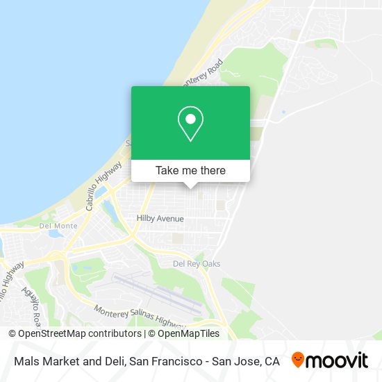 Mals Market and Deli map