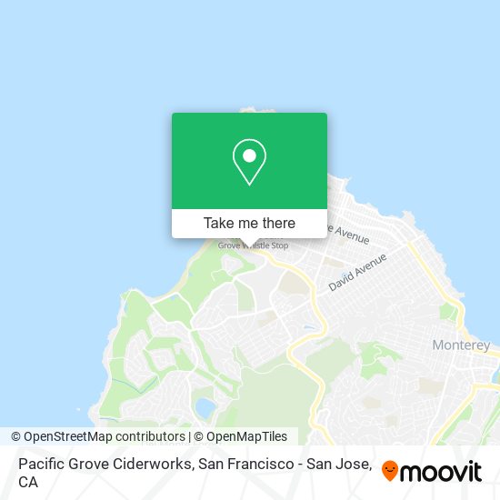 Pacific Grove Ciderworks map
